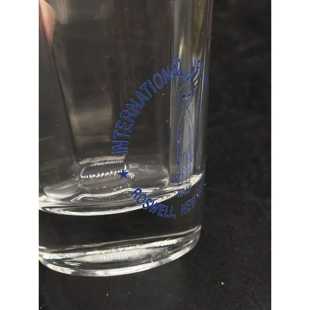 International UFO Museum Roswell New Mexico Alien Clear Shot Glass